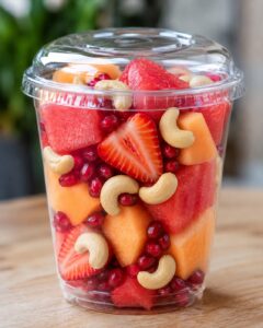 FRESH FRUIT SALAD WITH NUTS